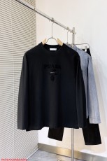 プラダ服 PRADA 2024新作 クルーネックスウェットシャツ