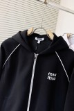 ミュウミュウ服 Miu Miu 2024新作 フード付きジャケット