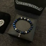 クロムハーツブレスレット CHROME HEARTS 2024新作 ブルーストーンブレスレット