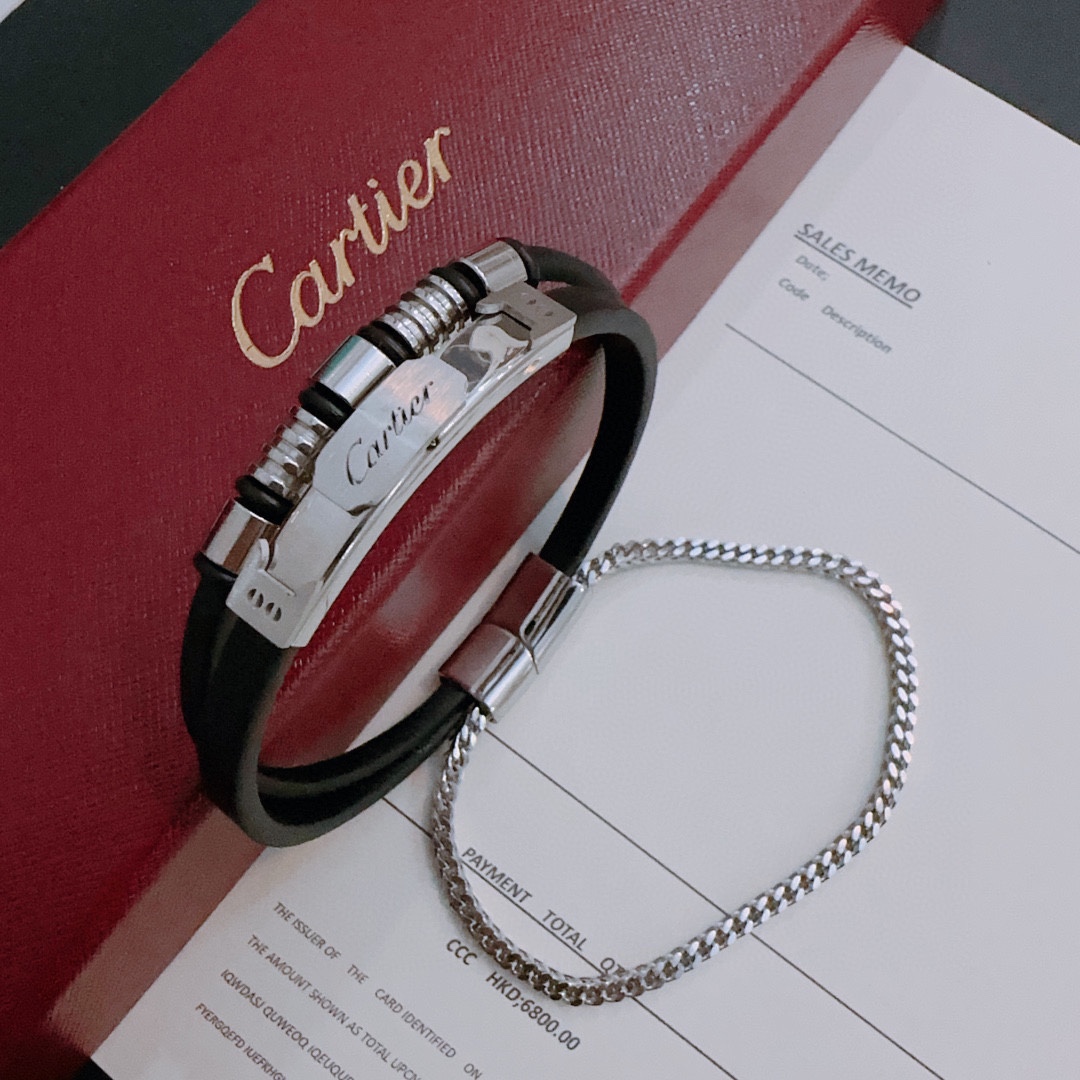 カルティエブレスレット CARTIER 2024新作 牛革ブレスレット