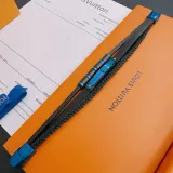 ルイヴィトンブレスレット LOUIS VUITTON 2024新作 牛革ブレスレット