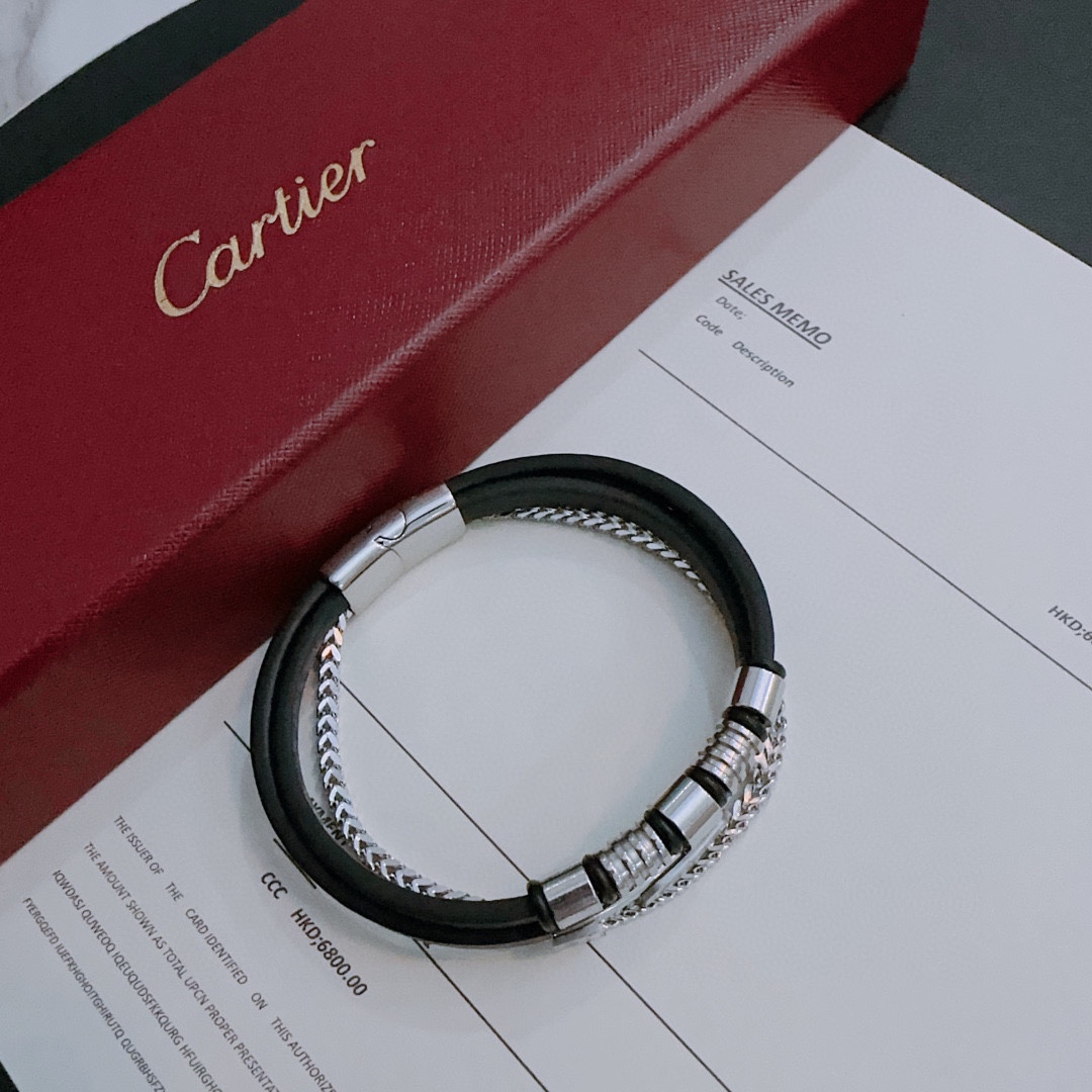 カルティエブレスレット CARTIER 2024新作 牛革ブレスレット