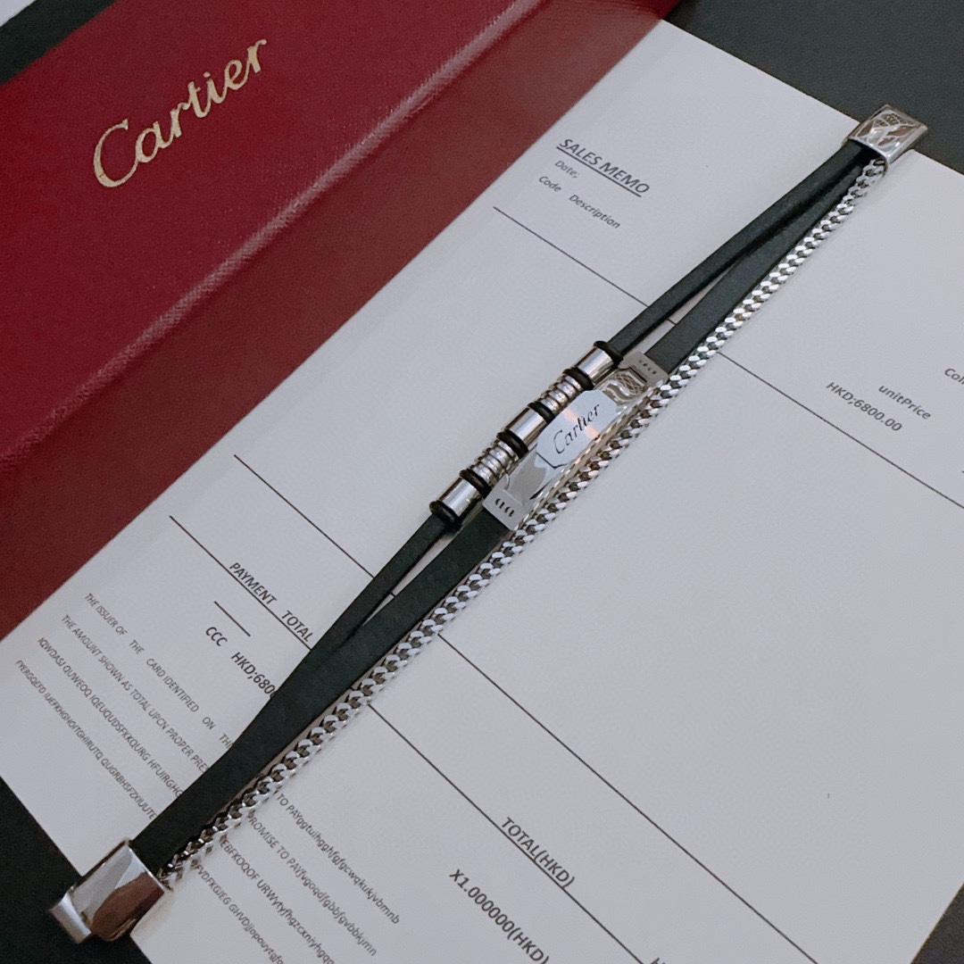 カルティエブレスレット CARTIER 2024新作 牛革ブレスレット
