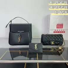 サンローランバッグ Yves Saint Laurent 2024新作 バッグ 財布 3点セット