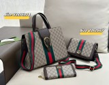 グッチバッグ GUCCI 2024新作 バッグ 財布 3点セット