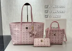 エムシーエムバッグ MCM 2024新作 バッグ 財布 3点セット