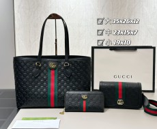 グッチバッグ GUCCI 2024新作 バッグ 財布 3点セット