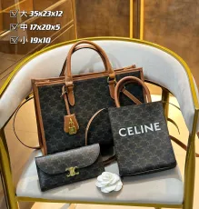 セリーヌバッグ CELINE 2024新作 バッグ 財布 3点セット