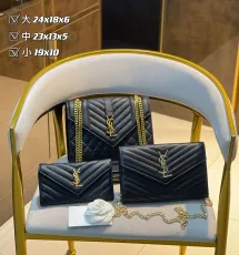 サンローランバッグ Yves Saint Laurent 2024新作 バッグ 財布 3点セット