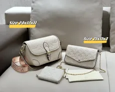ルイヴィトンバッグ LOUIS VUITTON 2024新作 バッグ 財布 3点セット