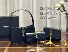 サンローランバッグ Yves Saint Laurent 2024新作 バッグ 財布 3点セット