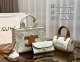 セリーヌバッグ CELINE 2024新作 バッグ 財布 3点セット