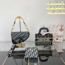 ディオールバッグ DIOR 2024新作 バッグ 財布 3点セット