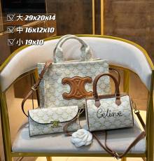 セリーヌバッグ CELINE 2024新作 バッグ 財布 3点セット