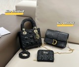 ディオールバッグ DIOR 2024新作 バッグ 財布 3点セット