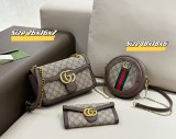 グッチバッグ GUCCI 2024新作 バッグ 財布 3点セット