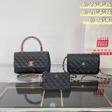 シャネルバッグ CHANEL 2024新作 バッグ 財布 3点セット