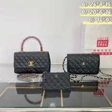 シャネルバッグ CHANEL 2024新作 バッグ 財布 3点セット
