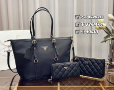 プラダバッグ PRADA 2024新作 バッグ 財布 3点セット
