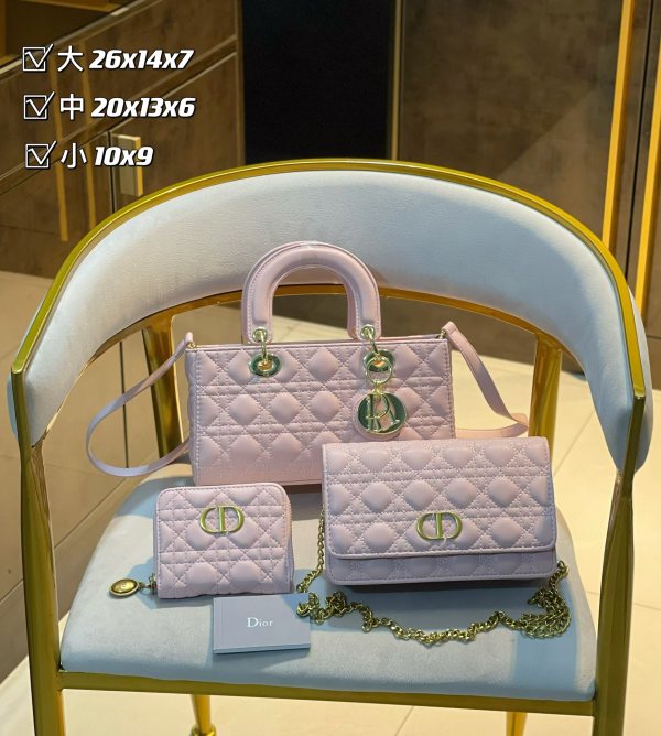 ディオールバッグ DIOR 2024新作 バッグ 財布 3点セット