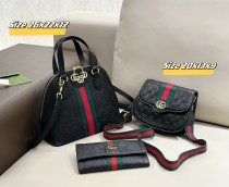 グッチバッグ GUCCI 2024新作 バッグ 財布 3点セット