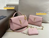 サンローランバッグ Yves Saint Laurent 2024新作 バッグ 財布 3点セット