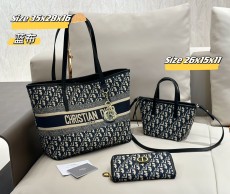 ディオールバッグ DIOR 2024新作 バッグ 財布 3点セット
