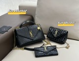 サンローランバッグ Yves Saint Laurent 2024新作 バッグ 財布 3点セット