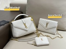 サンローランバッグ Yves Saint Laurent 2024新作 バッグ 財布 3点セット