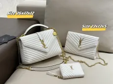 サンローランバッグ Yves Saint Laurent 2024新作 バッグ 財布 3点セット