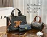 セリーヌバッグ CELINE 2024新作 バッグ 財布 3点セット