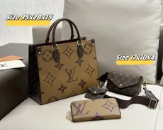 ルイヴィトンバッグ LOUIS VUITTON 2024新作 バッグ 財布 3点セット