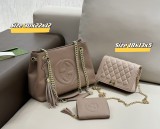 グッチバッグ GUCCI 2024新作 バッグ 財布 3点セット