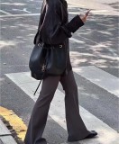 サンローランバッグ Yves Saint Laurent 2024新作 巾着バケツバッグ