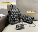 ディオールバッグ DIOR 2024新作 バッグ 財布 3点セット