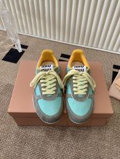 ミュウミュウ靴 Miu Miu 2024新作 道徳トレーニングシューズ