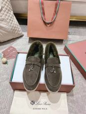 ロロ・ピアーナ靴 Loro Piana 2024新作 ニットウールの靴