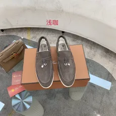 ロロ・ピアーナ靴 Loro Piana 2024新作 ラムウール ローファー