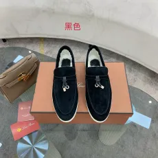 ロロ・ピアーナ靴 Loro Piana 2024新作 ラムウール ローファー