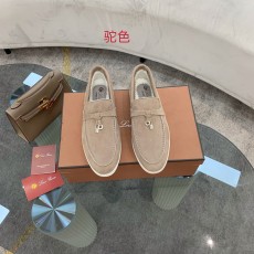 ロロ・ピアーナ靴 Loro Piana 2024新作 ラムウール ローファー