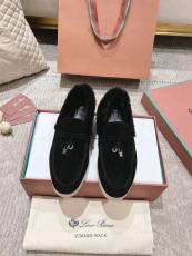 ロロ・ピアーナ靴 Loro Piana 2024新作 ニットウールの靴