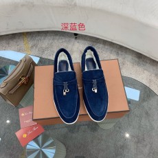 ロロ・ピアーナ靴 Loro Piana 2024新作 ラムウール ローファー