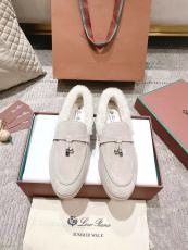 ロロ・ピアーナ靴 Loro Piana 2024新作 ニットウールの靴