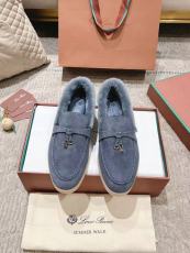 ロロ・ピアーナ靴 Loro Piana 2024新作 ニットウールの靴
