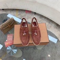 ロロ・ピアーナ靴 Loro Piana 2024新作 ラムウール ローファー