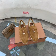ロロ・ピアーナ靴 Loro Piana 2024新作 ラムウール ローファー