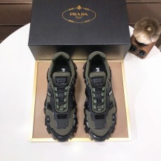 プラダ靴PRADA 2024新作 エアクッション衝撃吸収厚底カジュアルシューズ