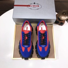 プラダ靴PRADA 2024新作 エアクッション衝撃吸収厚底カジュアルシューズ