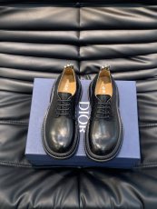 ディオール靴DIOR 2024新作 ロートップ ダービー カジュアル レザー シューズ