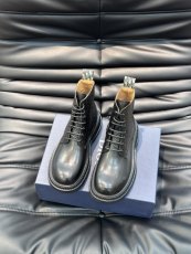 ディオール靴DIOR 2024新作 ハイトップ レースアップブーツ